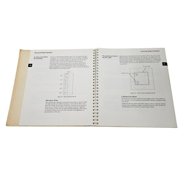 VTG 1984 Microsoft Flight Simulator Information Manual Flight Handbook IBM PC - Picture 9 of 15